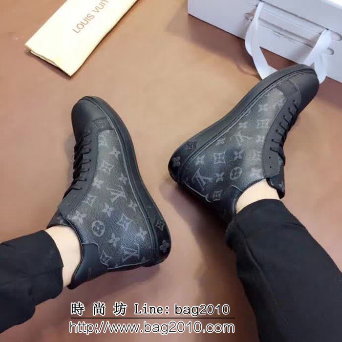 路易威登LV 頂級代購 絲綢牛皮面高幫休閒鞋 8FX1339